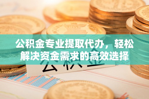 东西湖公积金专业提取代办，轻松解决资金需求的高效选择