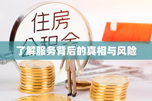 东西湖了解服务背后的真相与风险