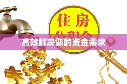 东西湖高效解决您的资金需求