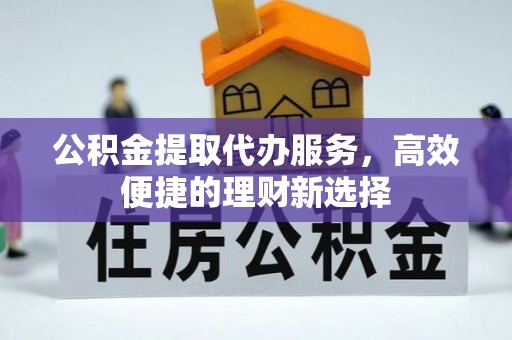 东西湖公积金提取代办服务，高效便捷的理财新选择