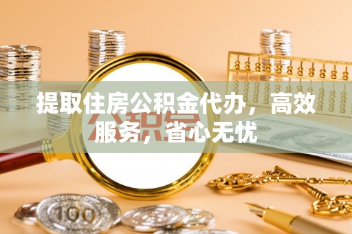 东西湖提取住房公积金代办，高效服务，省心无忧