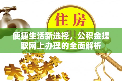 东西湖便捷生活新选择，公积金提取网上办理的全面解析