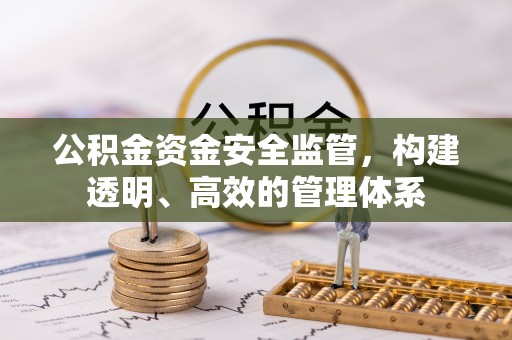 东西湖公积金资金安全监管，构建透明、高效的管理体系