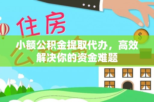 东西湖小额公积金提取代办，高效解决你的资金难题