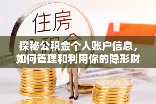 东西湖探秘公积金个人账户信息，如何管理和利用你的隐形财富