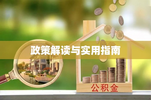 东西湖政策解读与实用指南