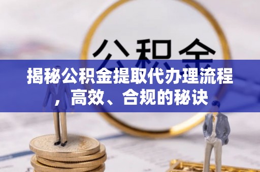 东西湖揭秘公积金提取代办理流程，高效、合规的秘诀
