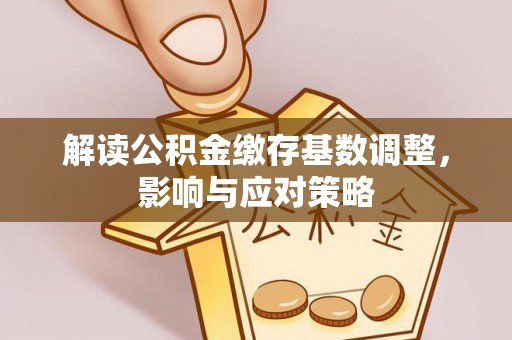 东西湖解读公积金缴存基数调整，影响与应对策略