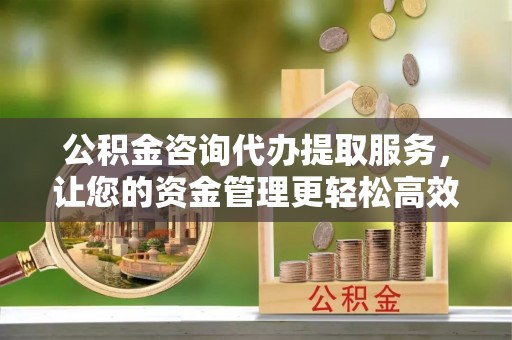 东西湖公积金咨询代办提取服务，让您的资金管理更轻松高效