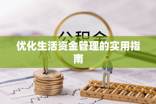 东西湖优化生活资金管理的实用指南