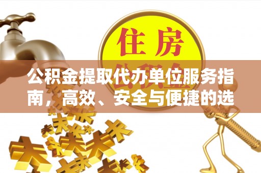 东西湖公积金提取代办单位服务指南，高效、安全与便捷的选择