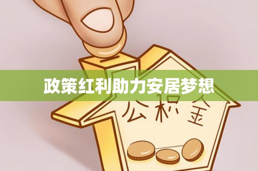 东西湖政策红利助力安居梦想
