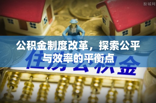 东西湖公积金制度改革，探索公平与效率的平衡点