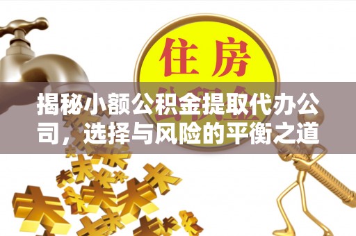 东西湖揭秘小额公积金提取代办公司，选择与风险的平衡之道