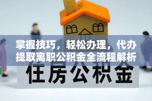 东西湖掌握技巧，轻松办理，代办提取离职公积金全流程解析