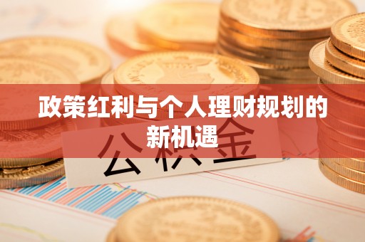 东西湖政策红利与个人理财规划的新机遇