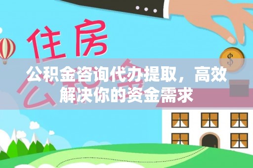 东西湖公积金咨询代办提取，高效解决你的资金需求