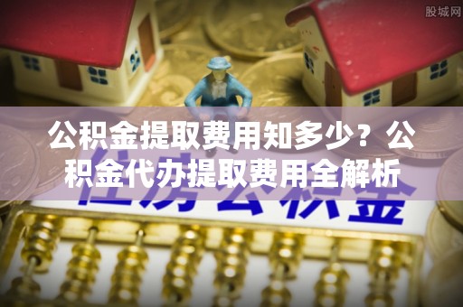 东西湖公积金提取费用知多少？公积金代办提取费用全解析