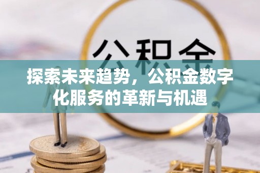 东西湖探索未来趋势，公积金数字化服务的革新与机遇