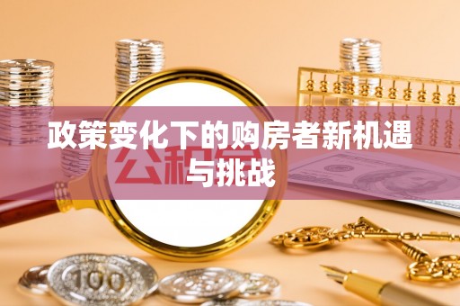 东西湖政策变化下的购房者新机遇与挑战