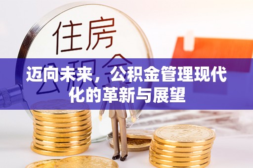 东西湖迈向未来，公积金管理现代化的革新与展望