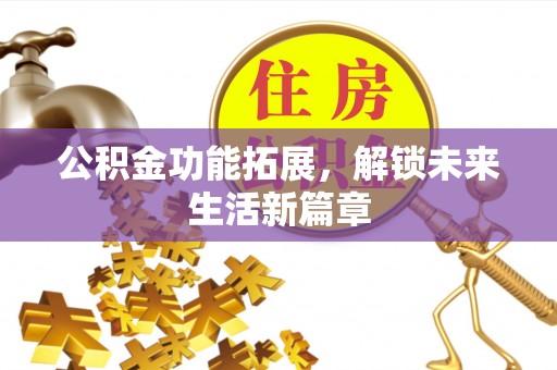 东西湖公积金功能拓展，解锁未来生活新篇章