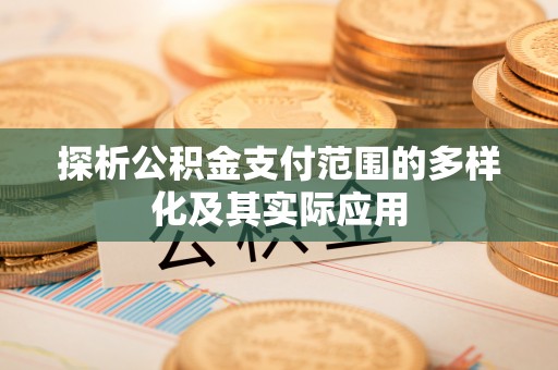 东西湖探析公积金支付范围的多样化及其实际应用