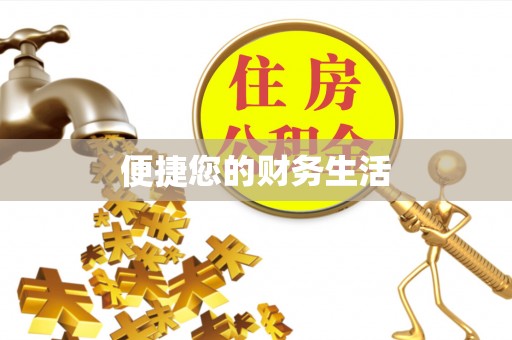 东西湖便捷您的财务生活