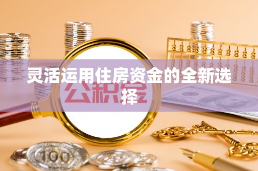 东西湖灵活运用住房资金的全新选择